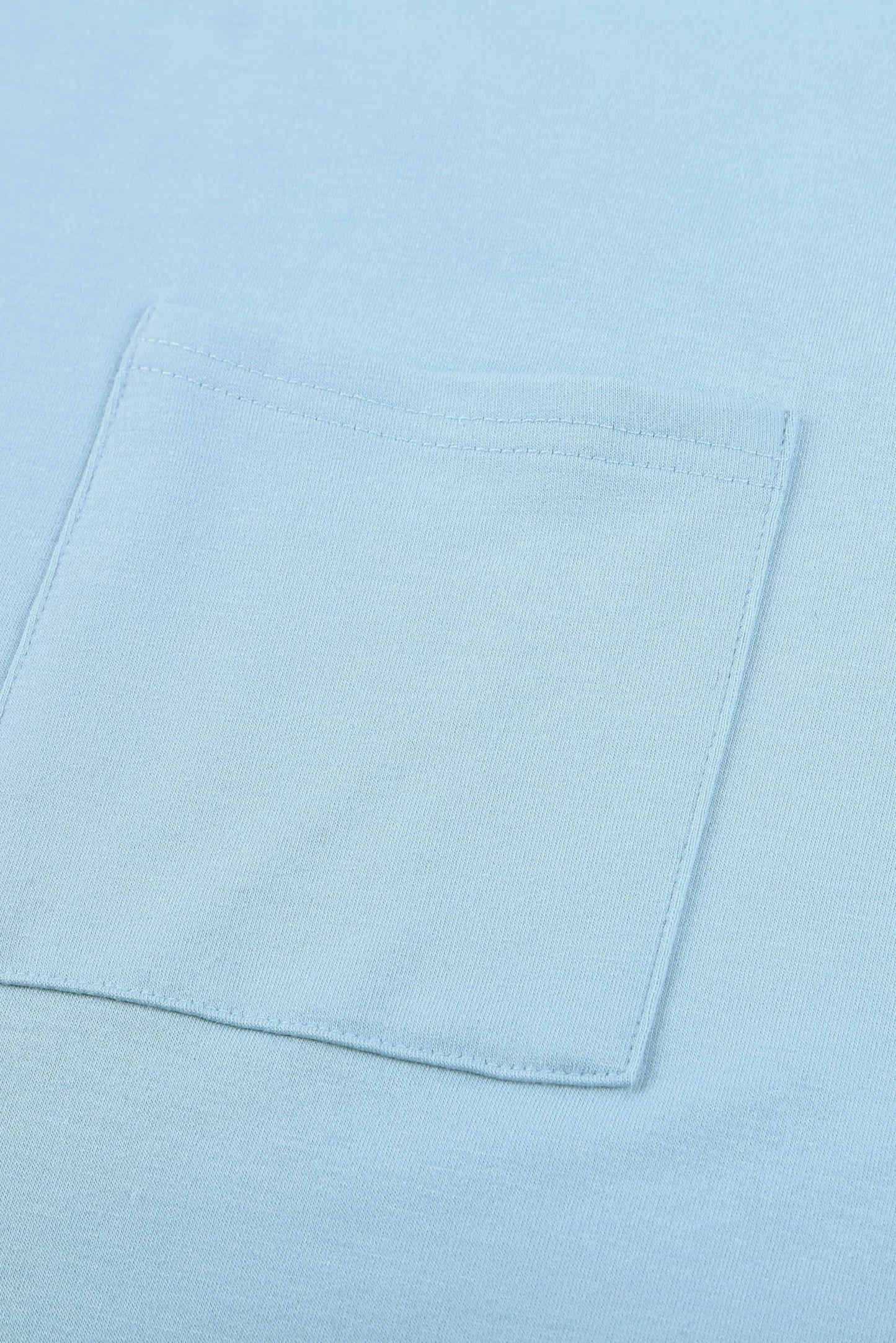 Black Short Sleeve Basic T Shirt with Patch Pocket