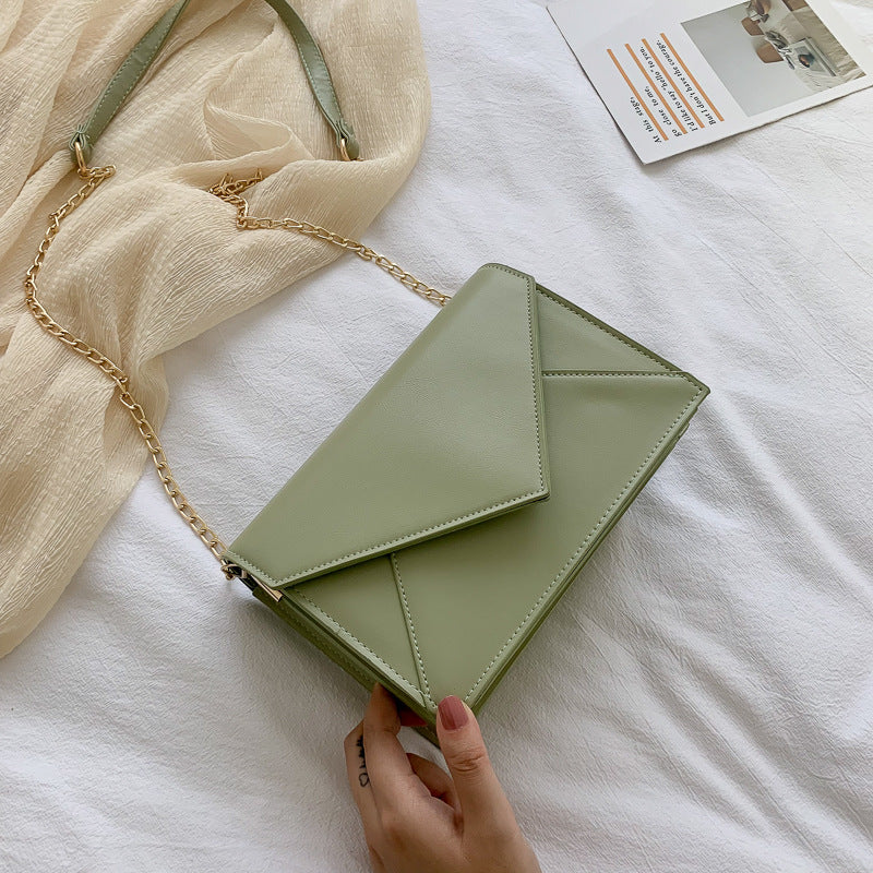 New Korean Style One-shoulder Chain Envelope Bag