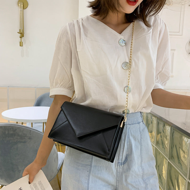 New Korean Style One-shoulder Chain Envelope Bag